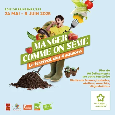 Bannière Manger comme on sème printemps été 2025