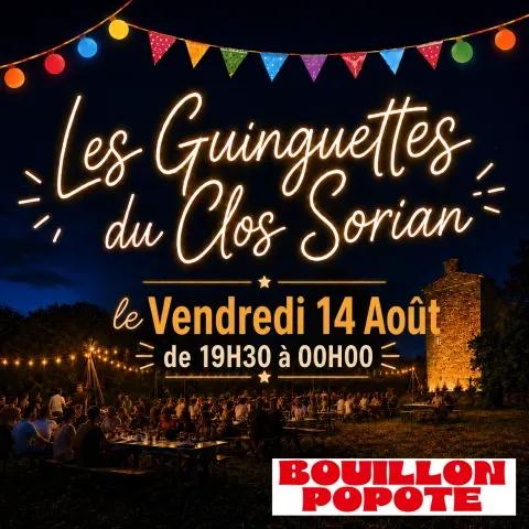 Affiche des guinguettes du clos sorian