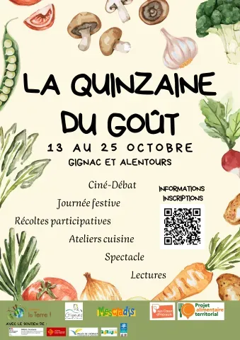 Affiche Quinzaine du gout 2026