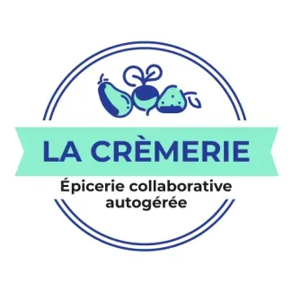 Logo La Crèmerie, épicerie collaborative autogérée Logo La Crèmerie, épicerie collaborative autogérée