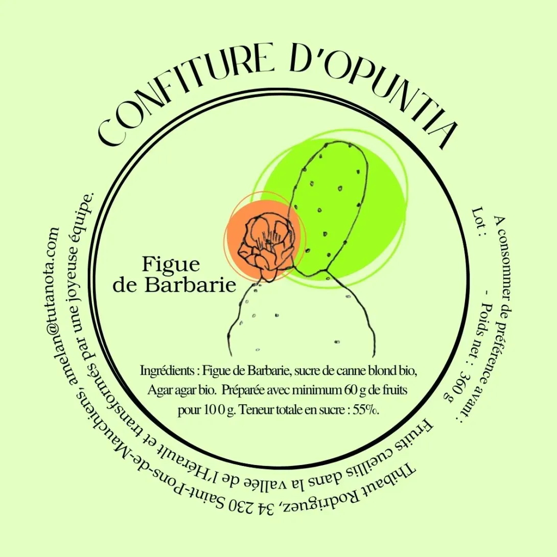 Confiture de figuier de Barbarie